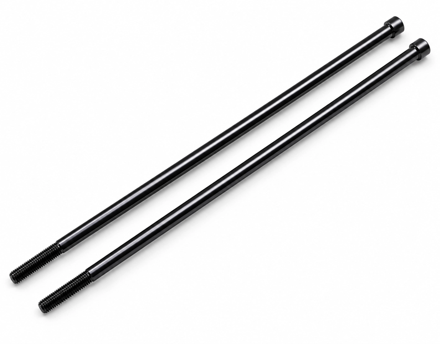 Long machine screws with partial threads, stepped shanks and custom thread zones