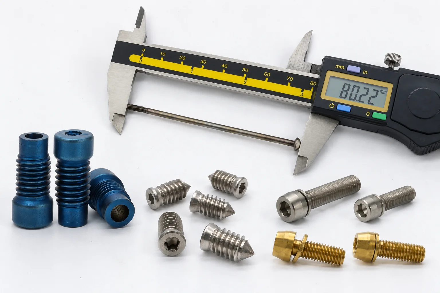 Long & Custom-Geometry Titanium Screws