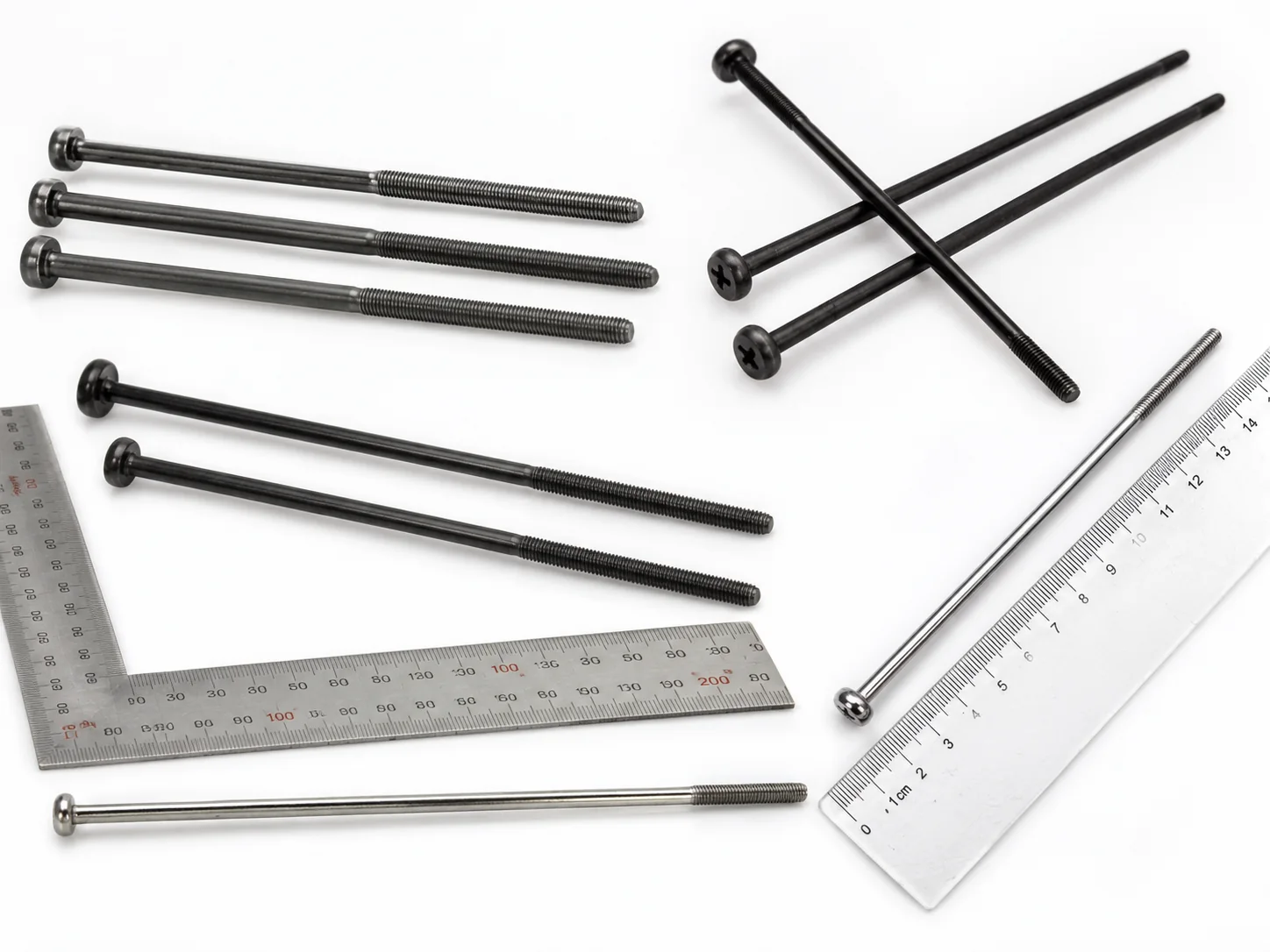Long Phillips Pan Head Machine Screws