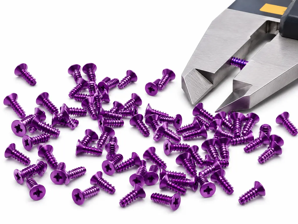 Various custom micro screws
