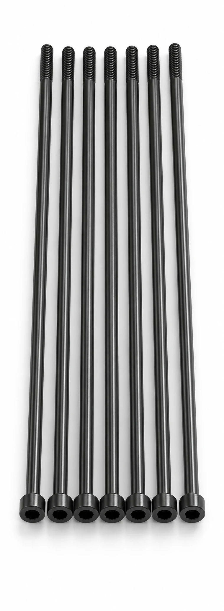 M6 x 272 mm custom long socket head screw for a battery pack assembly