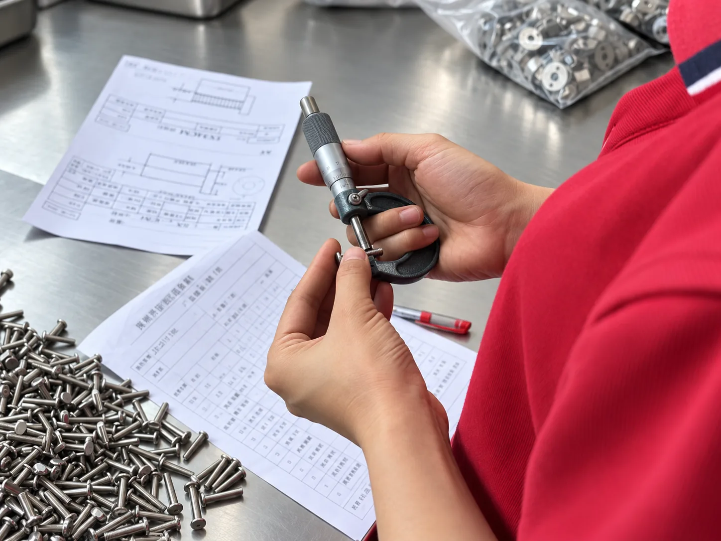 CNC secondary machining for custom screws
