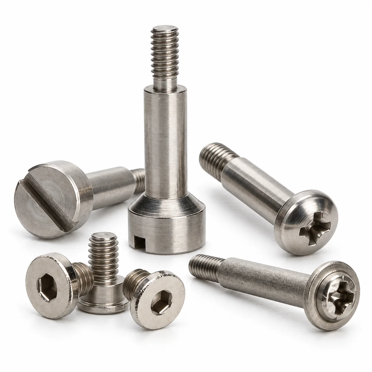 Custom stainless steel shoulder screws